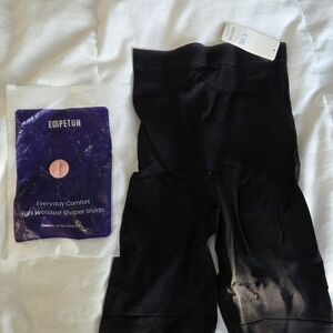 Shapermint Black High Waisted Shaper Shorts